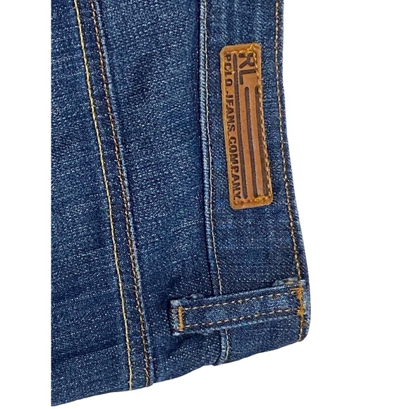 RL Polo Jeans Ralph Lauren Women Size 10 Blue Strect Kelly Tapered Jeans - Picture 10 of 12